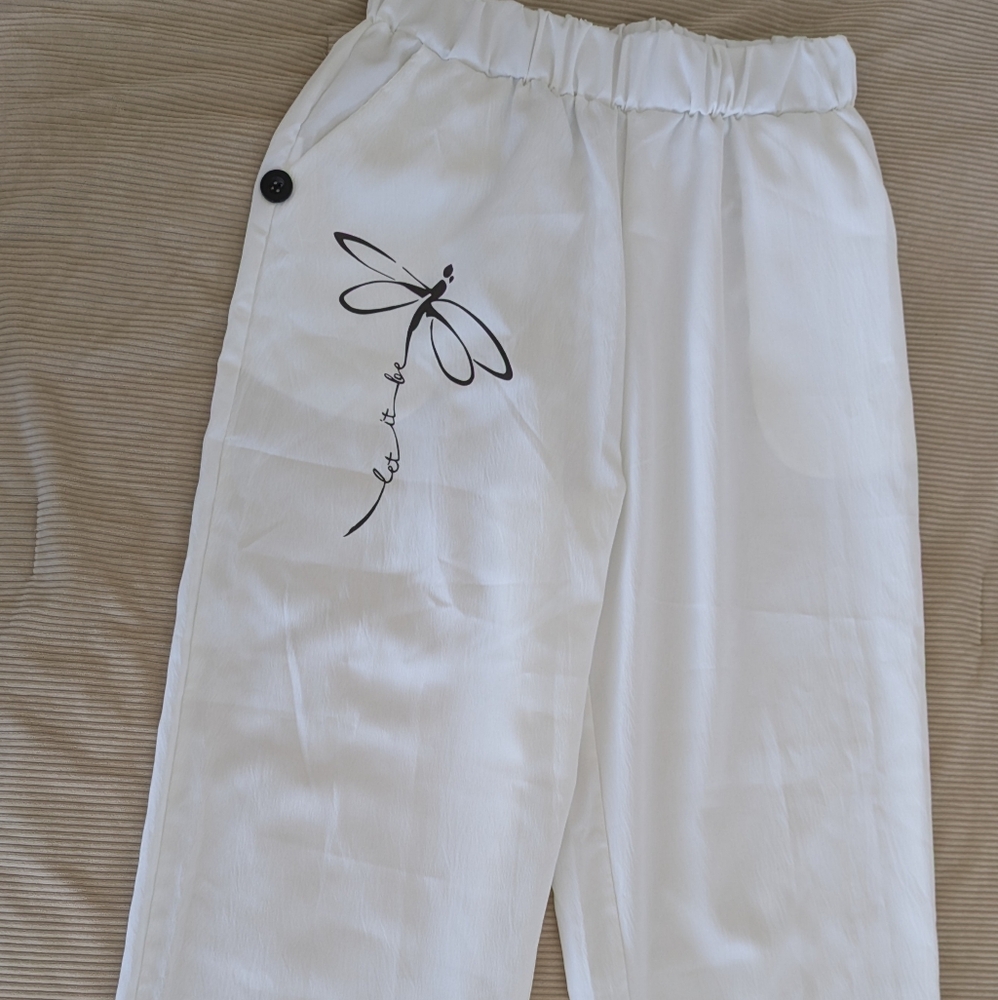 Pants Petite Size Women Spring and Summer Fashion Casual Polyester